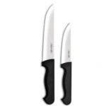 00015 ATLANTIK Knife Set of 2 pcs BLACK