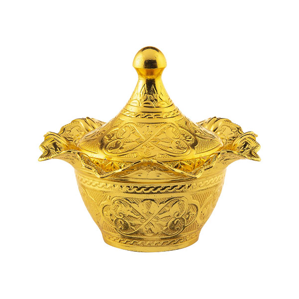 056-18 ROUND LALEGUL POT WITH COVER