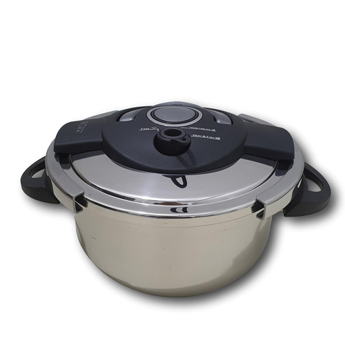 12 Liter Pressure Cooker 27cm Black Gray