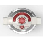 12 Liter Pressure Cooker 27cm White Red