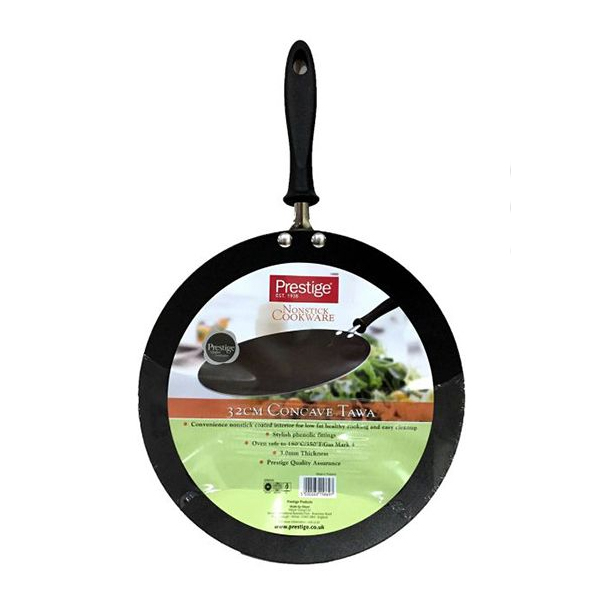 15869 Concave Non Stick Tawa Crepe Pan 32cm