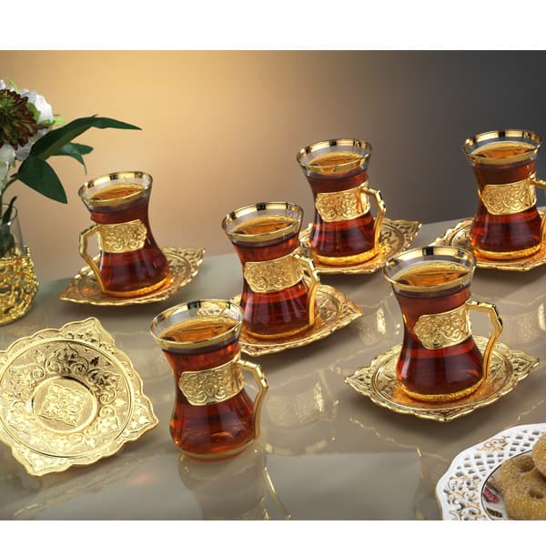 159-K-18 BEYZADE TEA SET FOR 6 PERSON