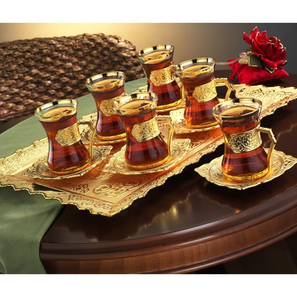 162-A-K-18 BEYZADE TEA SET WITH TRAY