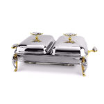 174346 MALAIKA 2*1 Rect Dish 4pc-c