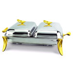 174546 O2 COLLECTION 2*1 Rect Dish 4c