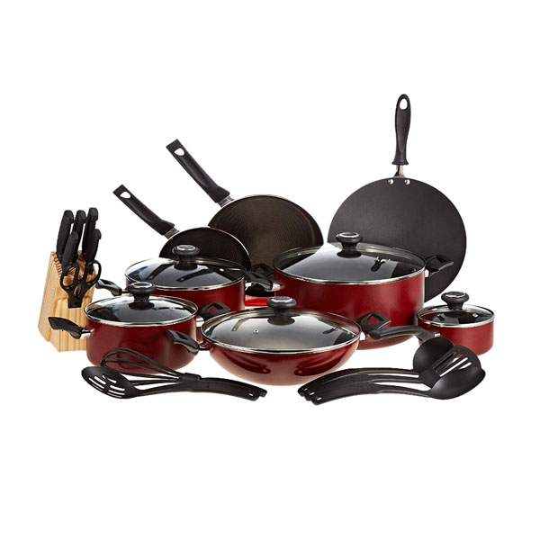 20499 Prestige Cooking Set -RED - 25 Piece