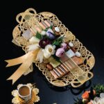 208-2-18 EKSEN RECTANGULAR 21cmX42cm GOLDEN