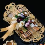 208-6-18 EKSEN RECTANGULAR 28cmX46cm GOLDEN