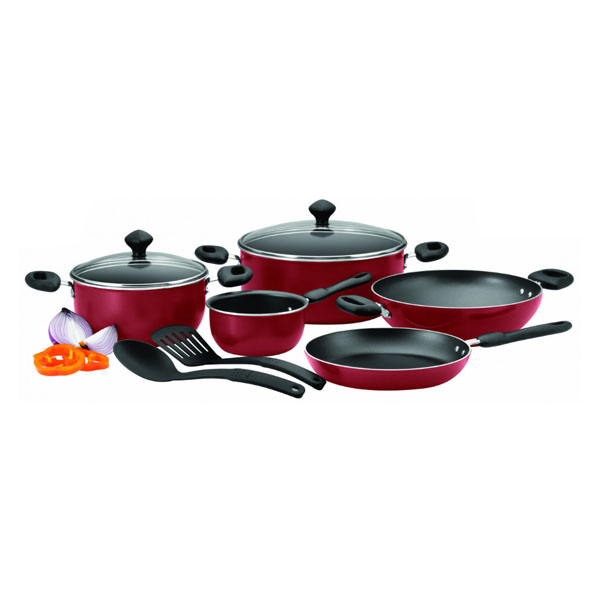 21569 Prestige Value Cooking Set 9 piece