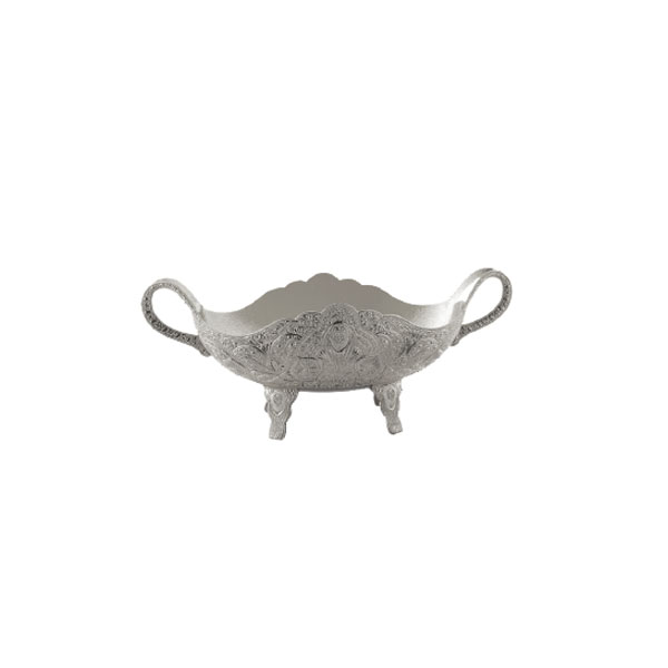 251-AK-D-11 FRE-STAND GONDOLA SERVING BOWL SILVER Medium
