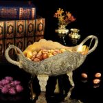 250-AK-D-18 FOTED GONDOLA SER SMALL BOWL Golden