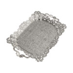 291-2-11 MOTF RECTANGLE TRAY 19cmX42cm SILVER