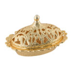 357-18 MOTIF OVAL DELGHT SERVING POT GOLDEN
