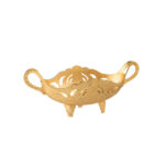 362-18 FOTED GONDOLA SERVING BOWL S (GOLDEN)