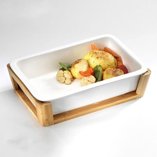 SY4411 Baking Platter Bambu Wood Rectangular