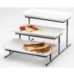 SY4447 Trio Rect Plater with Stand Symphny 4c