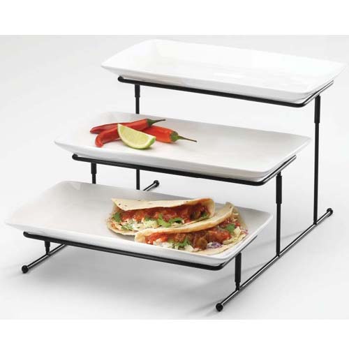 SY4447 Trio Rect Plater with Stand Symphny 4c