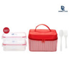 49213 Plastic Picnic Smart Bag Lunch Box Set of 2 Piece