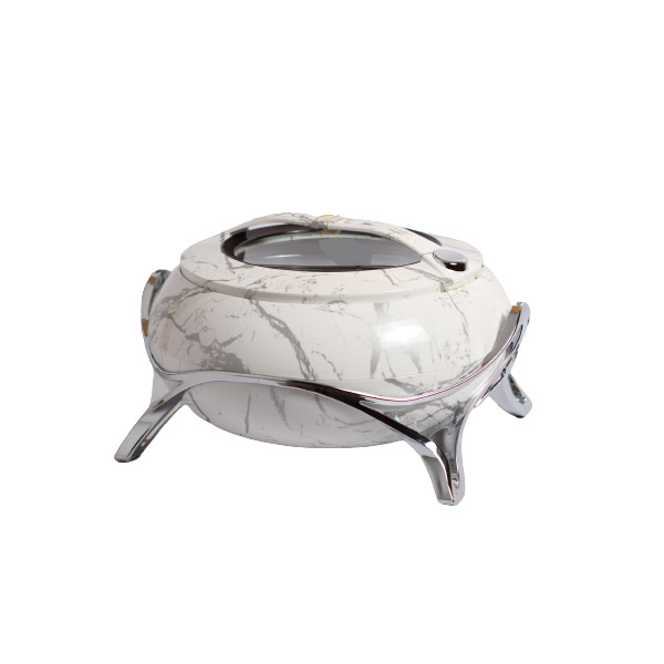 684WS/S White Silver Hotpot 4.0 Liter