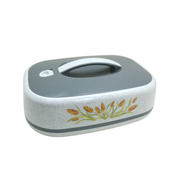 774GM 4.5Ltr Rect Grey Marble 6c