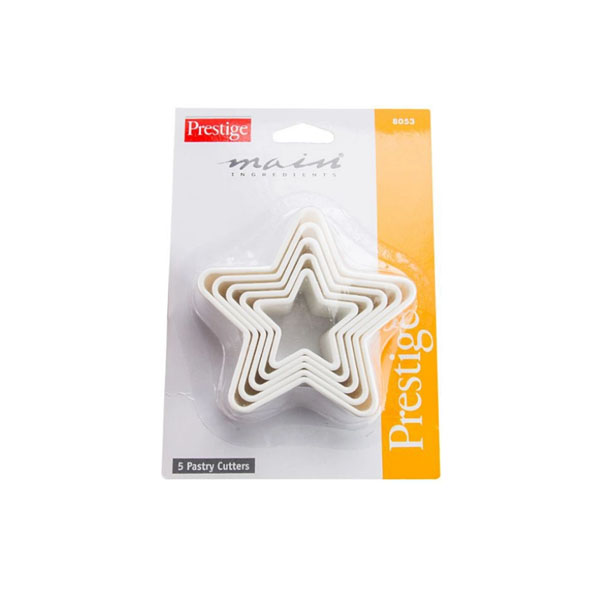 8053 Star Shape Pastry Cutter Set of 5 Piece