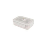 9213-2 Plastic Food Storage Box 2 Compartment 0.8 Liter Capacity Double Lock