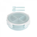 9333-4 Plastic Food Storage Box 4 Compartment 0.82 Liter Capacity Double Lock