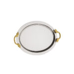 95-324-K-4-11 DAMLA RECT 43x28CM SILVER