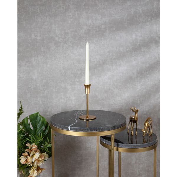 96-330-1-K-18 TIFANY CANDLESTIK 18CM GOLDEN