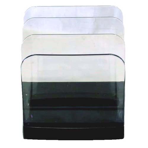 BKY249 Acrylic Mini Letter Sorter Black Color