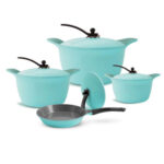 CO162-2395 Granite Cookware Set of 8 Piece