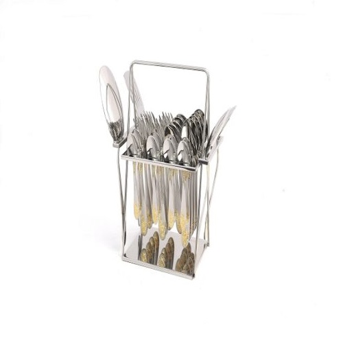 EE01-28GS Flower Cutlery Set of 28 Piece