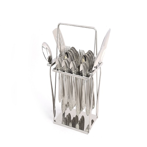 EE02-28SS Flower Cutlery Set of 28 Piece
