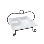 ES3854 Sq Divider Plate+Stand Symphny 4c