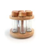 GW210 Spice Jar 6 Bottle Revolving Rack