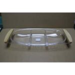 KY064 Acrylic 3 Compartment  Dry Fruit Tray