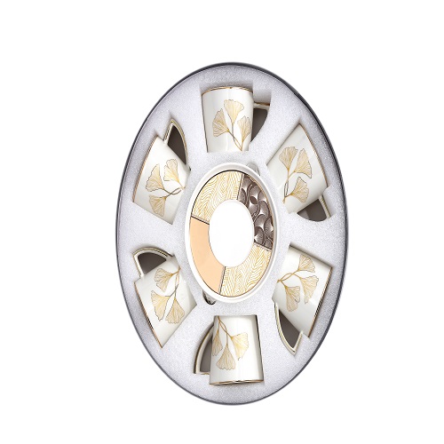 MK100 Flower Beidge Cup Saucer Set 6 Piece