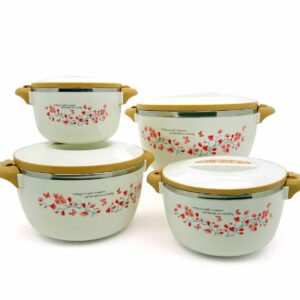 PB622/4F Blue Flower Hotpot set of 4 Piece