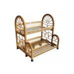 PB628/2DR Brown and Biege 2 Tier Plate Rack