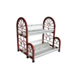 PB628/2DR Red 2 Tier Plate Rack