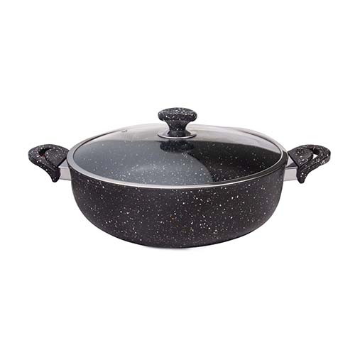 SF5128GR 28" D-Wok + Glass Lid