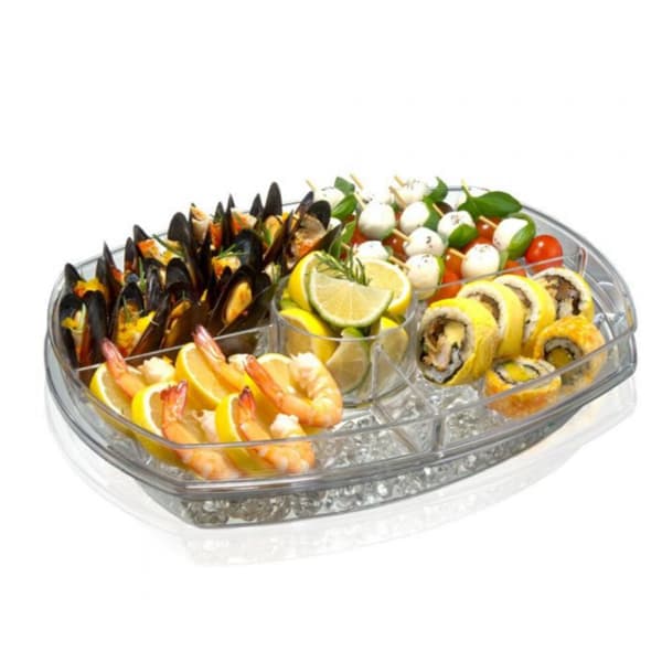 ST142LC Acrylic Cool Party Condiment Tray