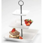 SY4457B 3Tier Sq Cake Stand Symphony