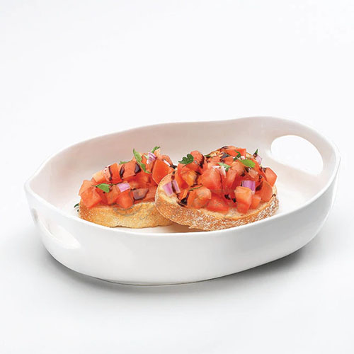 SY7453 Handles Shallow Serving Bowl 25cm