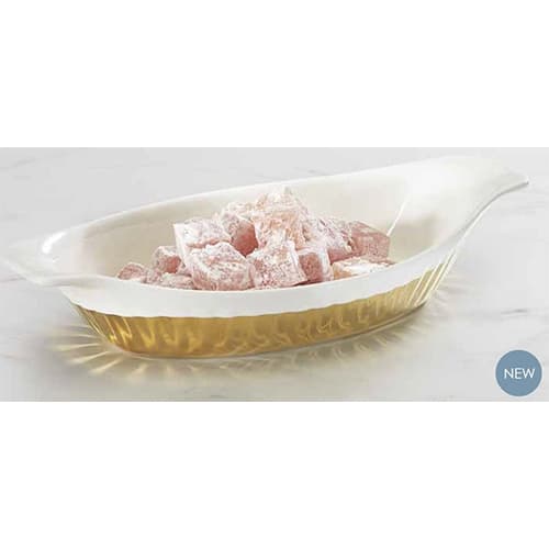 SY8009 Gold Serving Tray 26x14cm